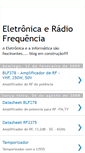 Mobile Screenshot of eletronicaeradiofrequencia.blogspot.com