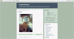 Desktop Screenshot of creativepowers.blogspot.com