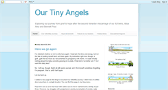 Desktop Screenshot of ourtinyangels.blogspot.com