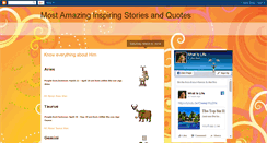Desktop Screenshot of inspirational-stories-quotes.blogspot.com