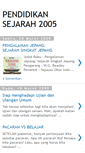 Mobile Screenshot of pendidikansejarah2005.blogspot.com