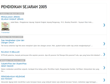 Tablet Screenshot of pendidikansejarah2005.blogspot.com