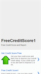 Mobile Screenshot of freecreditscore1.blogspot.com