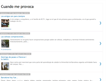 Tablet Screenshot of cuandomeprovoca.blogspot.com