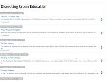 Tablet Screenshot of dissectingurbaneducation.blogspot.com