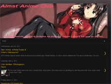 Tablet Screenshot of aimstanimeclub.blogspot.com