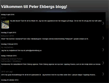 Tablet Screenshot of peterekberg.blogspot.com