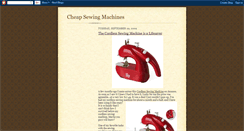 Desktop Screenshot of cheapsewingmachines.blogspot.com