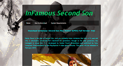 Desktop Screenshot of infamous-second-son-download.blogspot.com