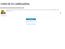 Tablet Screenshot of conexaocursos-pacarregadeira.blogspot.com