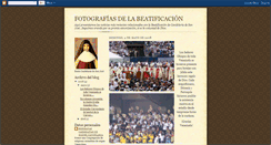 Desktop Screenshot of noticiasbeatificacionmc.blogspot.com