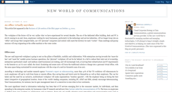 Desktop Screenshot of newworldofcommunications.blogspot.com