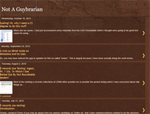 Tablet Screenshot of notaguybrarian.blogspot.com