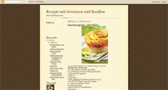 Desktop Screenshot of bouillon-hausrezepte.blogspot.com