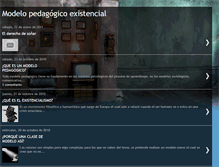 Tablet Screenshot of modeloexistencial.blogspot.com