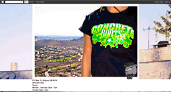 Desktop Screenshot of concreterootsclothing.blogspot.com