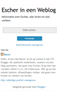 Mobile Screenshot of benni-escher.blogspot.com