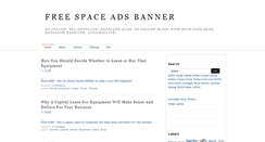 Desktop Screenshot of freespaceads.blogspot.com