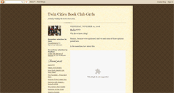 Desktop Screenshot of bookclubgrrls.blogspot.com