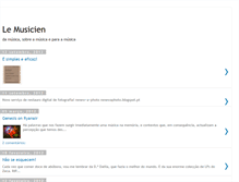 Tablet Screenshot of le-musicien.blogspot.com