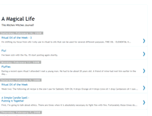 Tablet Screenshot of amagickallife.blogspot.com