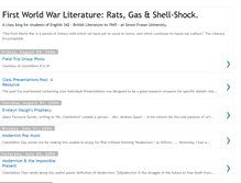 Tablet Screenshot of firstworldwarlit.blogspot.com