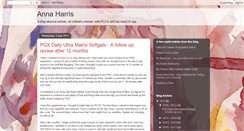 Desktop Screenshot of annaharris.blogspot.com