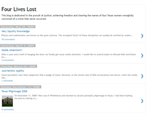 Tablet Screenshot of fourliveslost.blogspot.com
