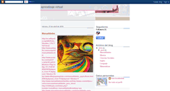 Desktop Screenshot of paprendizajevirtual.blogspot.com
