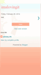 Mobile Screenshot of imalovingit.blogspot.com