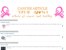 Tablet Screenshot of cancer-life-healthy.blogspot.com