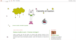 Desktop Screenshot of clairetteetgaston.blogspot.com