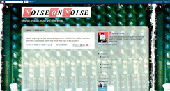 Desktop Screenshot of noise-on-noise.blogspot.com