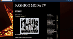 Desktop Screenshot of fashionmodatv.blogspot.com