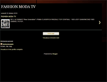 Tablet Screenshot of fashionmodatv.blogspot.com