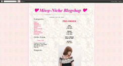 Desktop Screenshot of missyniche-preorder.blogspot.com