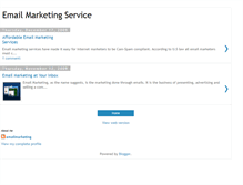 Tablet Screenshot of emailmarketservices.blogspot.com