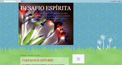 Desktop Screenshot of desafioespirita.blogspot.com