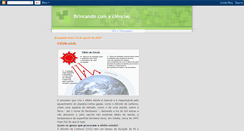 Desktop Screenshot of brincandocomaciencias.blogspot.com