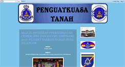 Desktop Screenshot of penguatkuasatanah.blogspot.com