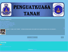 Tablet Screenshot of penguatkuasatanah.blogspot.com