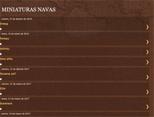 Tablet Screenshot of miniaturasnavas.blogspot.com