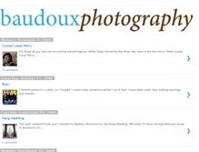 Tablet Screenshot of baudouxphotography.blogspot.com