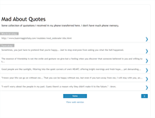 Tablet Screenshot of madaboutquotes.blogspot.com
