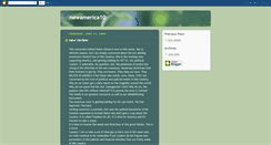 Desktop Screenshot of newamerica10.blogspot.com
