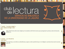 Tablet Screenshot of clubdelecturaull.blogspot.com