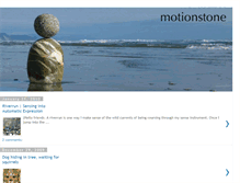 Tablet Screenshot of motionstone.blogspot.com