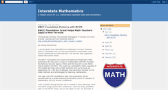 Desktop Screenshot of interstatemath.blogspot.com