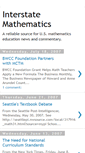 Mobile Screenshot of interstatemath.blogspot.com