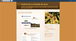 Desktop Screenshot of festivaldelacastana.blogspot.com